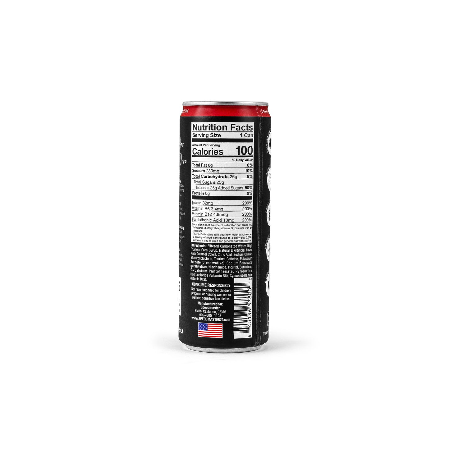 Bebida energética Speedmaster de 12 oz