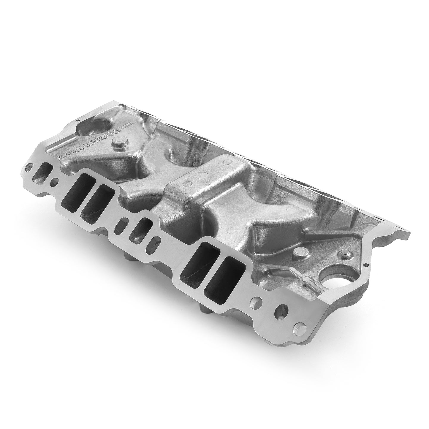 Colector de admisión de aluminio pulido para Chevy SBC 350 MidRise
