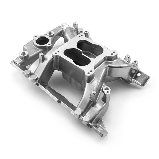 Colector de admisión de aire de aluminio pulido para Pontiac 326, 350, 389, 400, 428 y 455 MidRise