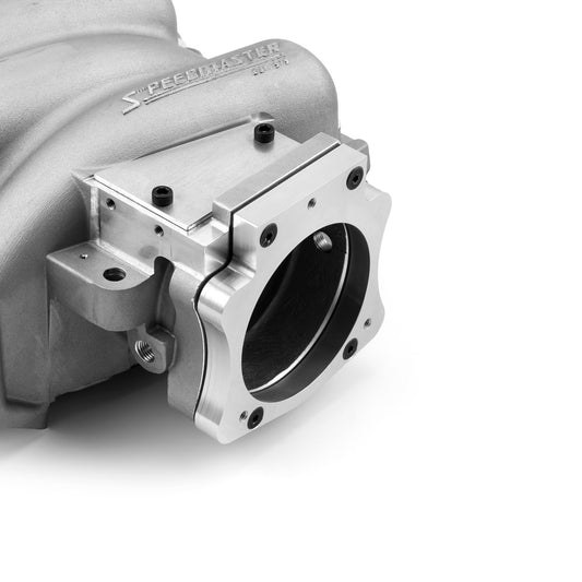 Colector de admisión de aire de 3 pernos y 96 mm para Chevy LS1 LS6 EFI (satinado)