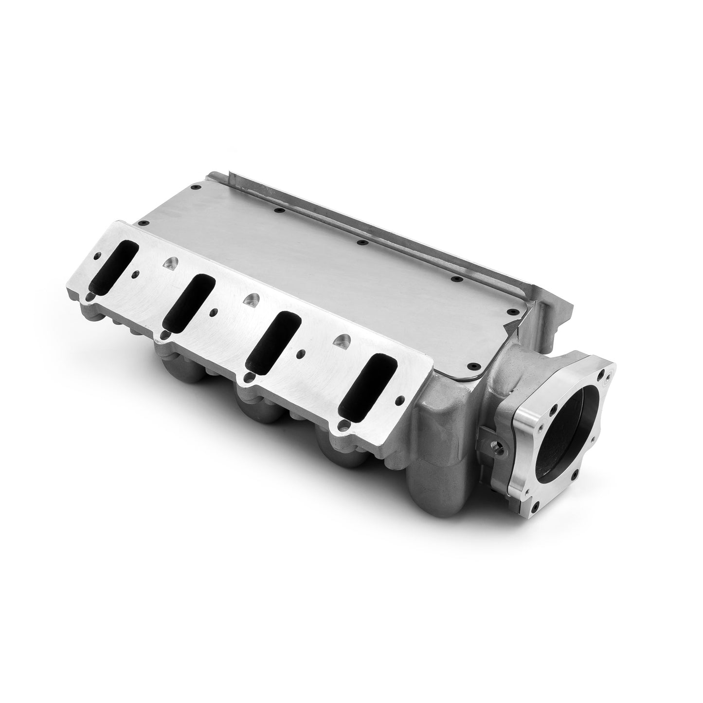 Colector de admisión de aire Chevy LS2 EFI de 96 mm y 4 pernos (satinado)