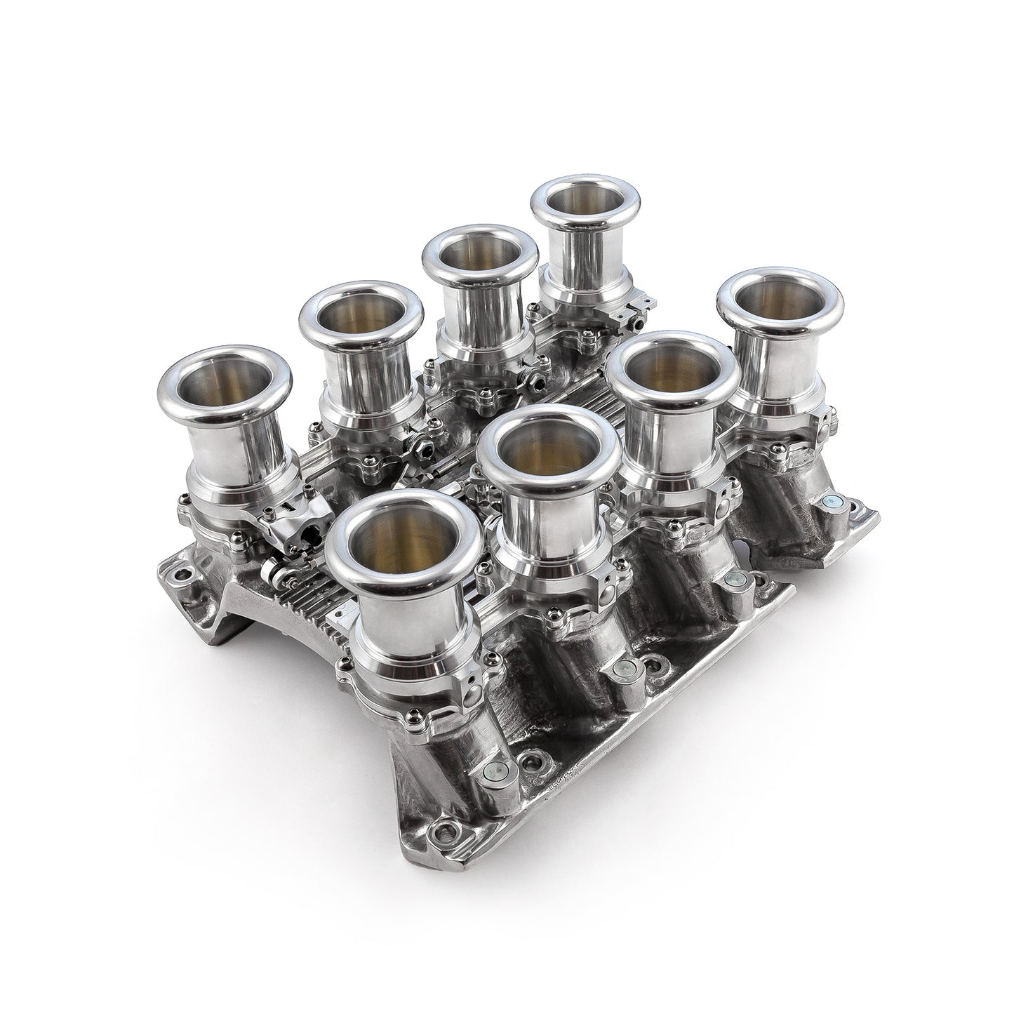 Sistema de colector de admisión EFI de 8 pilas de corriente descendente para Chevy Gen V LT1, completo y pulido