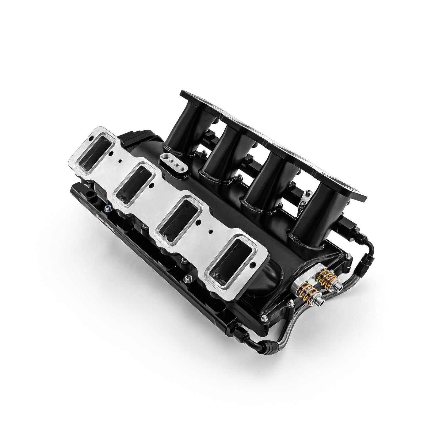 Colector de admisión EFI de 4 pernos, 98 mm, fabricado en negro, para Chevy LS3, 2 piezas, Ram Air