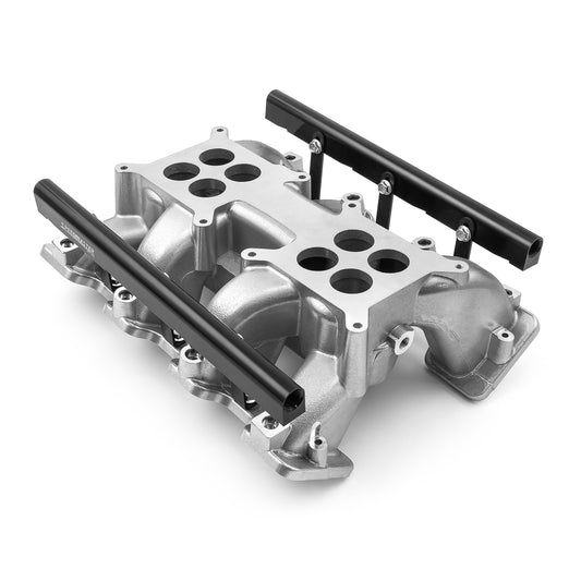 Colector de admisión de inyección de combustible de doble plano pulido para Chevy GM LS1 LS2 2x4