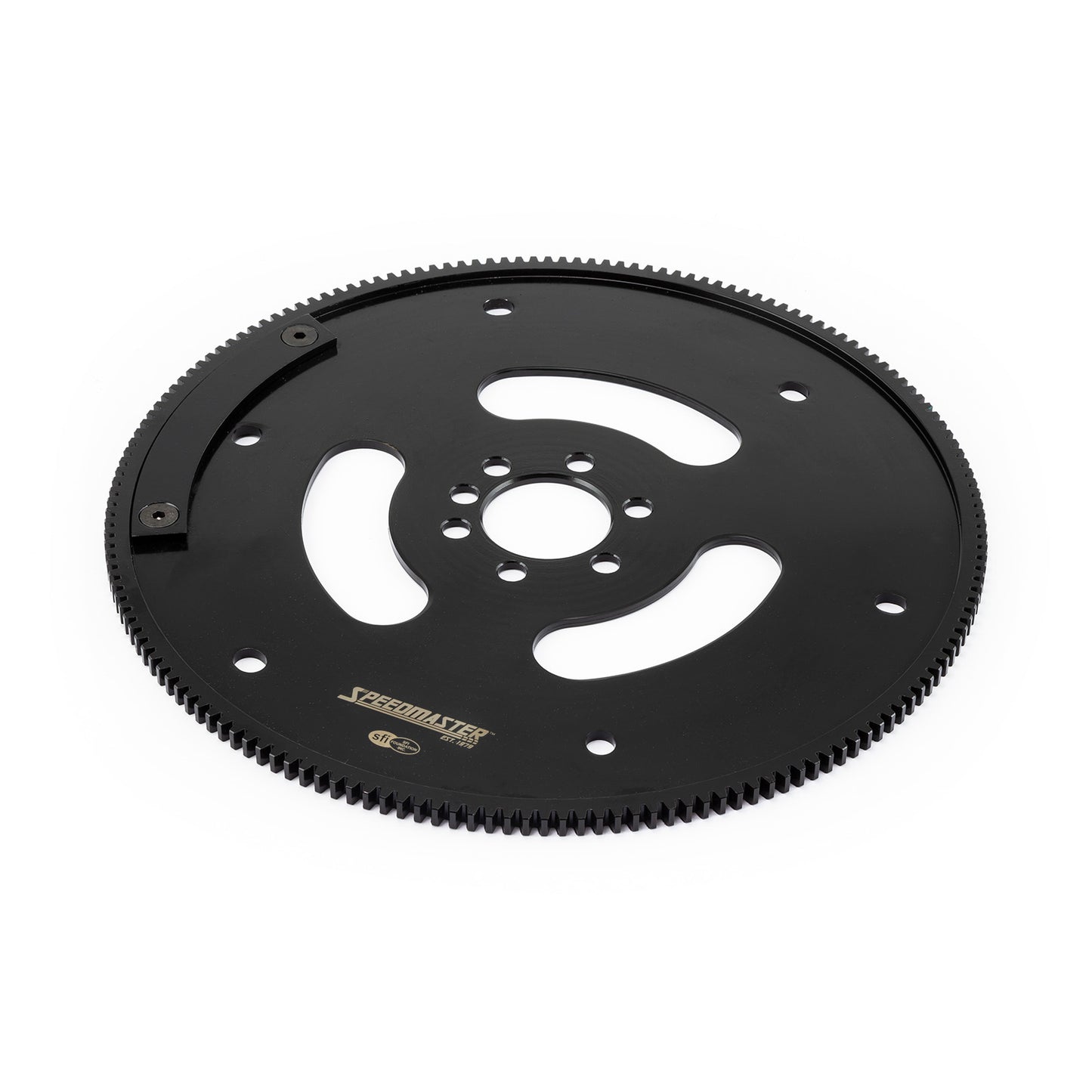 Chevy SBC 350 Late 1PC Rms 168 dientes DNA® Billet óxido negro SFI Flexplate