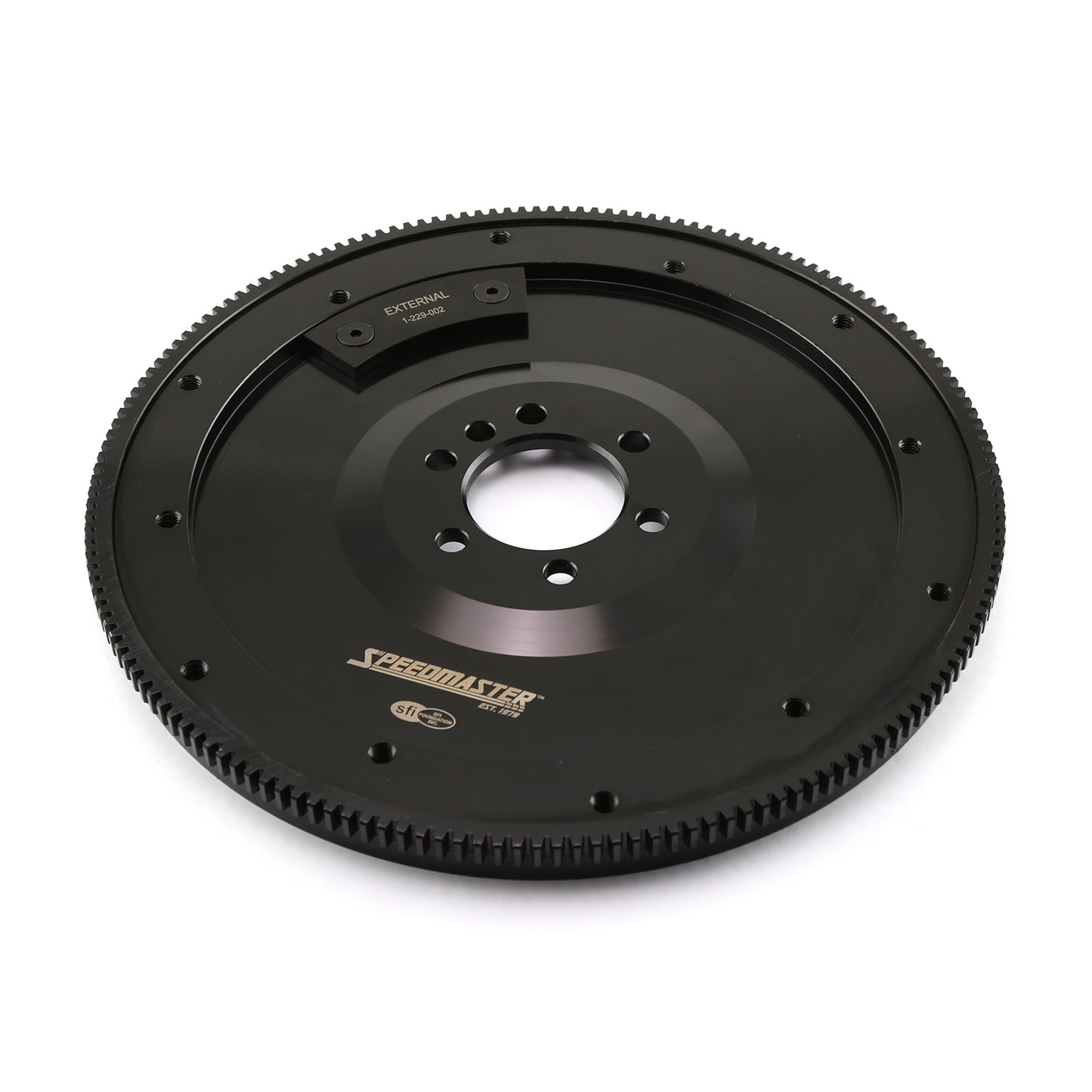 Volante SFI de 11" con óxido negro y 168 dientes para Chevy SBC 350 400 BBC 454, 2 piezas RMS