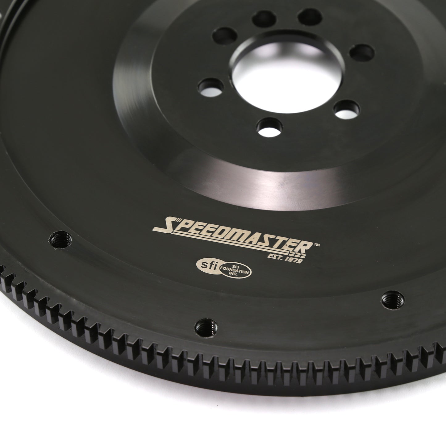 Volante SFI de óxido negro DNA® de 11" y 168 dientes para Chevy SBC 350 (última generación)