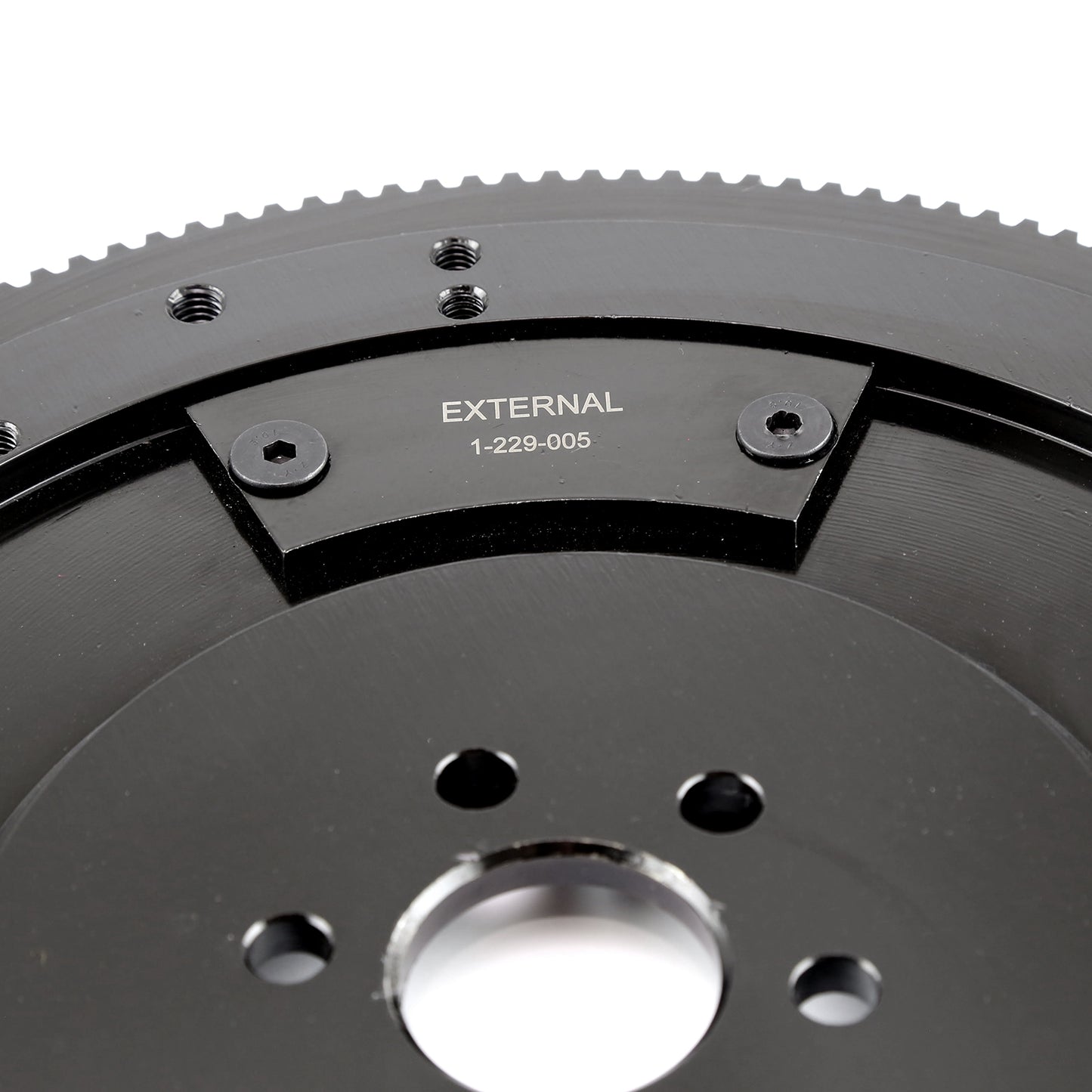 Volante SFI de óxido negro con palanquilla DNA® de 164 dientes para Ford SB 289 302 351 351C Windsor