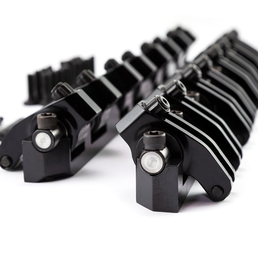 Juego de balancines de rodillos de aluminio DNA con relación de eje 1.8 para Chevy GM LS1
