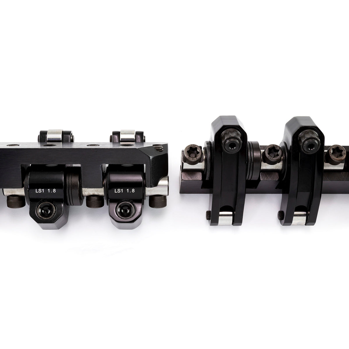 Juego de balancines de rodillos de aluminio DNA con relación de eje 1.8 para Chevy GM LS1
