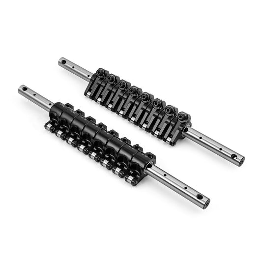 Juego de balancines de rodillos de aluminio DNA® de 1.5 pulgadas para Mopar Chrysler SB 318 340 360 Shaft