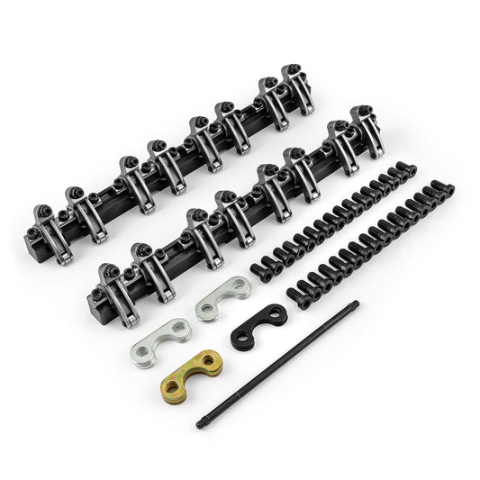 Balancines de rodillos de acero inoxidable DNA® con relación de 1.5 para Chevy SBC 350