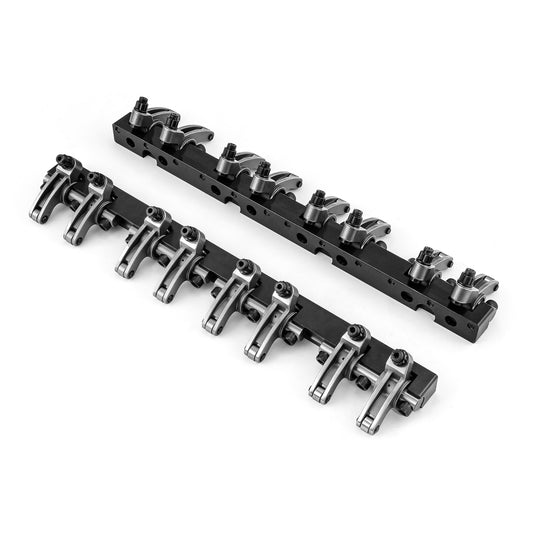 Chevy SBC 350 Shaft Mount 1.5 Ratio DNA® Stainless Steel Roller Rocker Arms