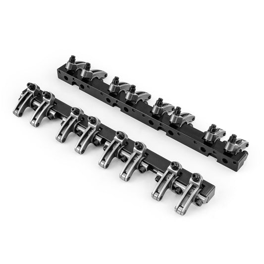 Balancines de rodillos de acero inoxidable DNA® con montaje de eje para Chevy SBC 350, relación 1.6