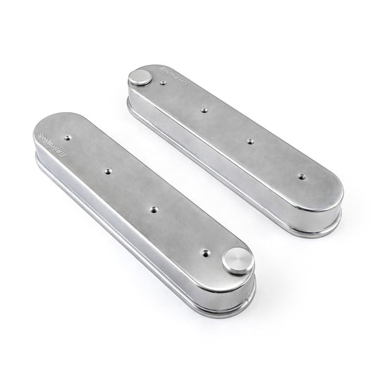 Tapas de válvulas de aluminio pulidas para Chevy GM LS1, LS2, LS3, LS6 y LS7