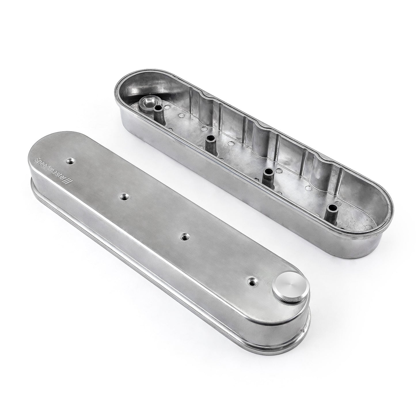 Tapas de válvulas de aluminio pulidas para Chevy GM LS1, LS2, LS3, LS6 y LS7