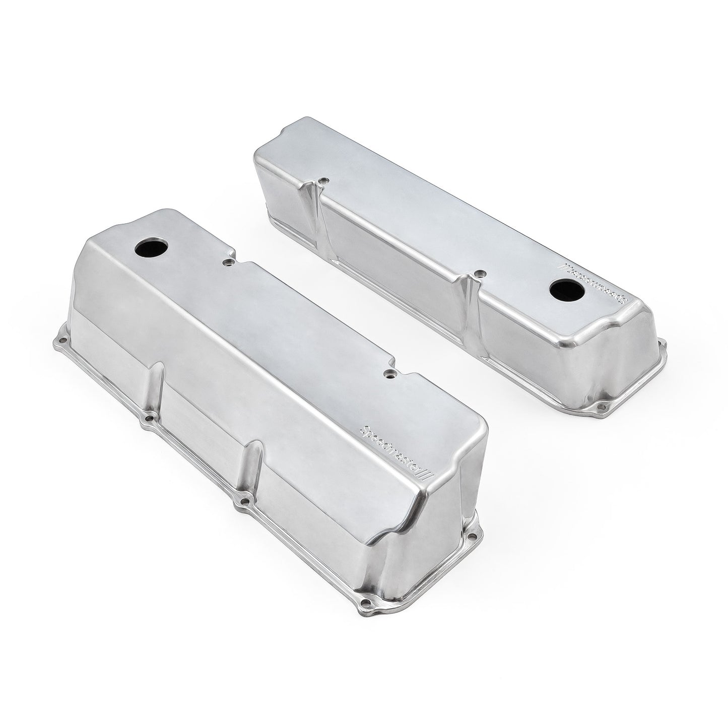 Tapas de válvulas de aluminio pulidas para Ford 302 351C Cleveland