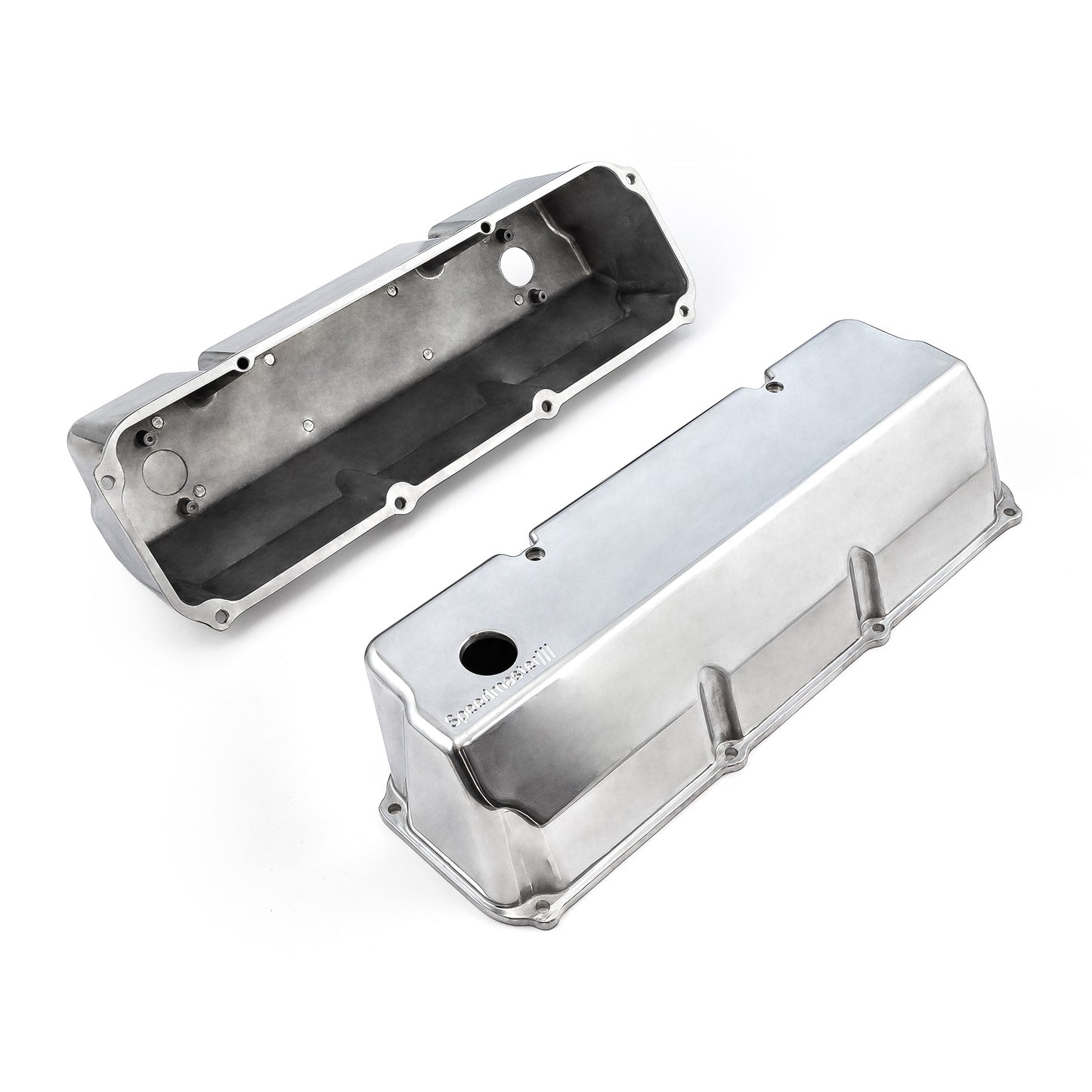 Tapas de válvulas de aluminio pulidas para Ford 302 351C Cleveland