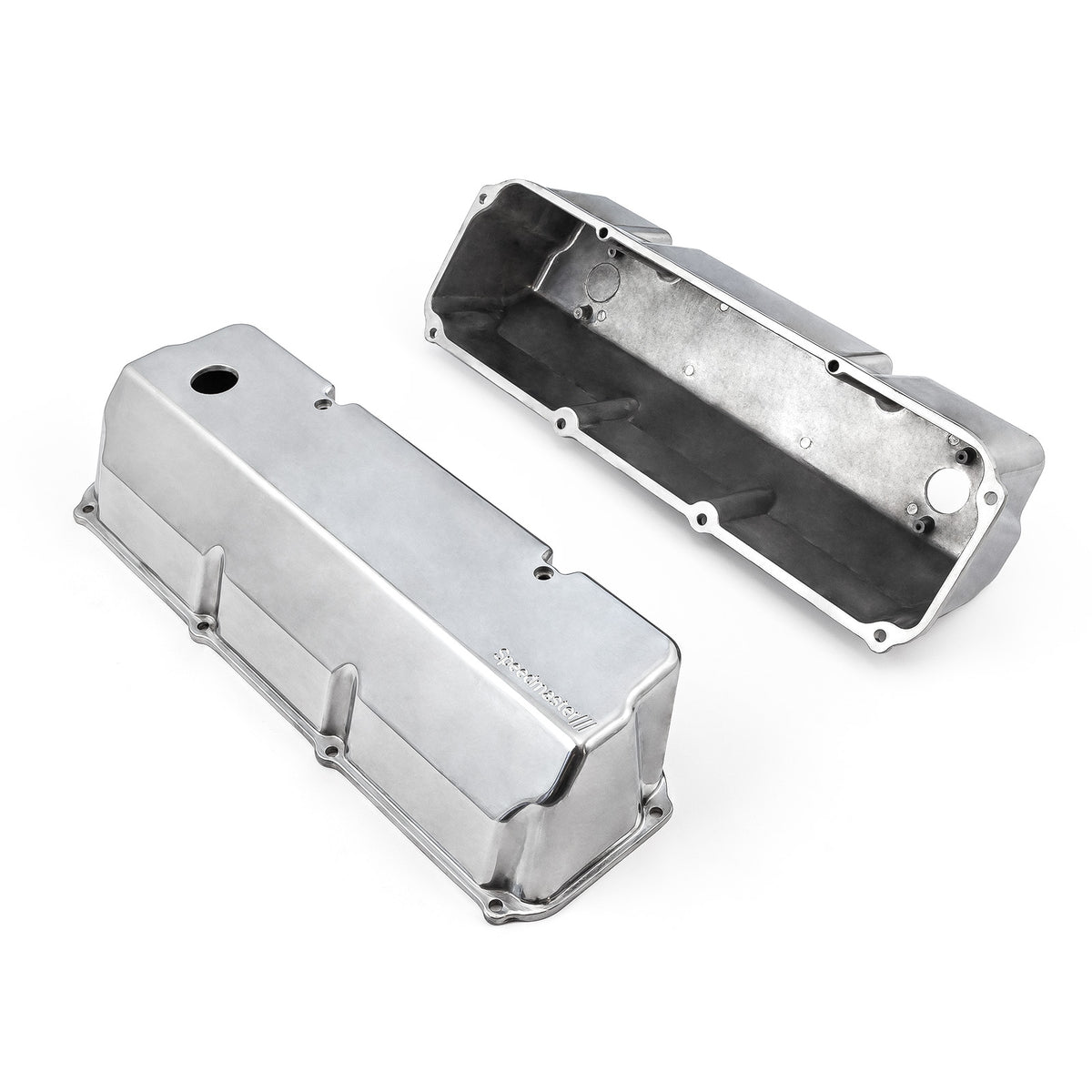 Tapas de válvulas de aluminio pulidas para Ford 302 351C Cleveland