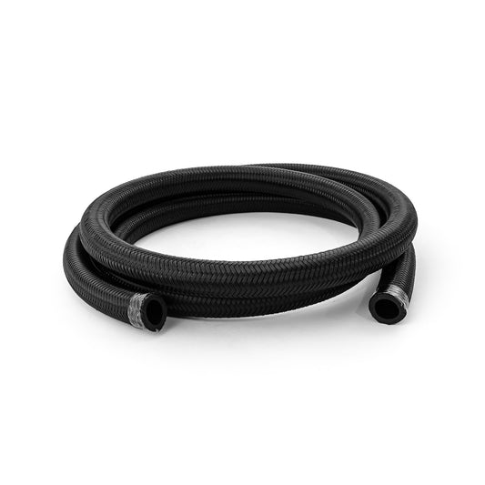 Manguera de nailon trenzado negro de 10 AN (10 pies de longitud)