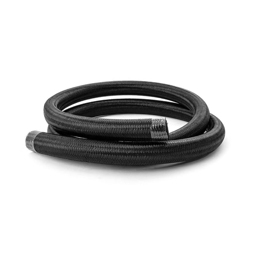 Manguera de nailon trenzado negro de 16 AN (3 pies de longitud)