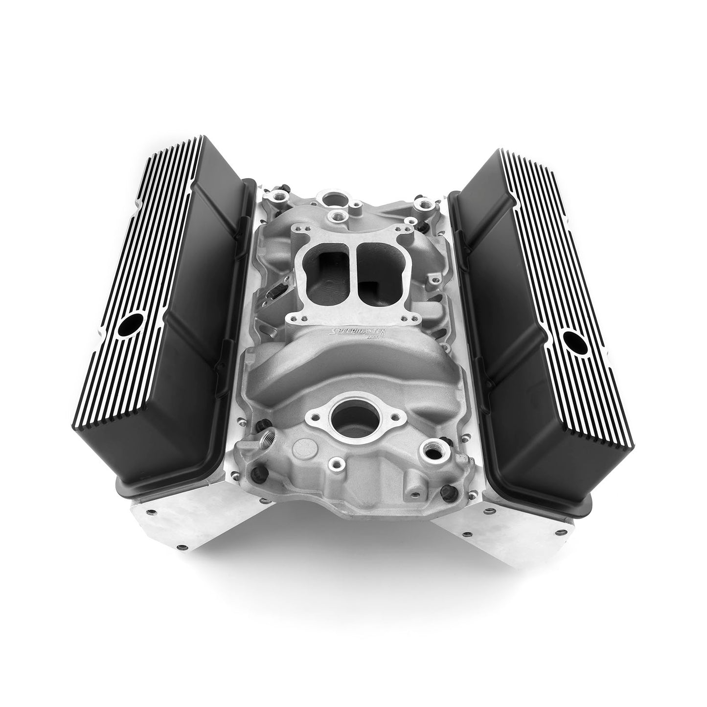 Kit combinado de culata recta para motor Chevy SBC 350 (taqué plano hidráulico)
