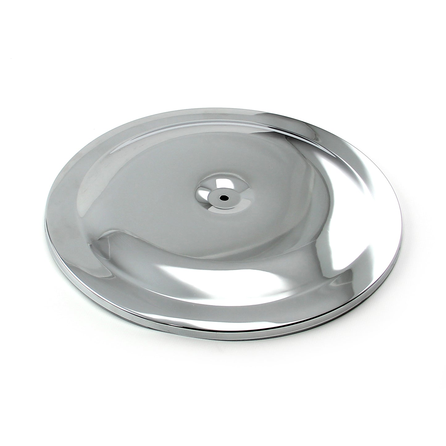14" Chrome Round Race Style Air Cleaner Top - Chrome