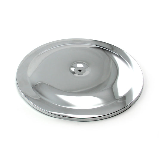 14" Chrome Round Race Style Air Cleaner Top - Chrome