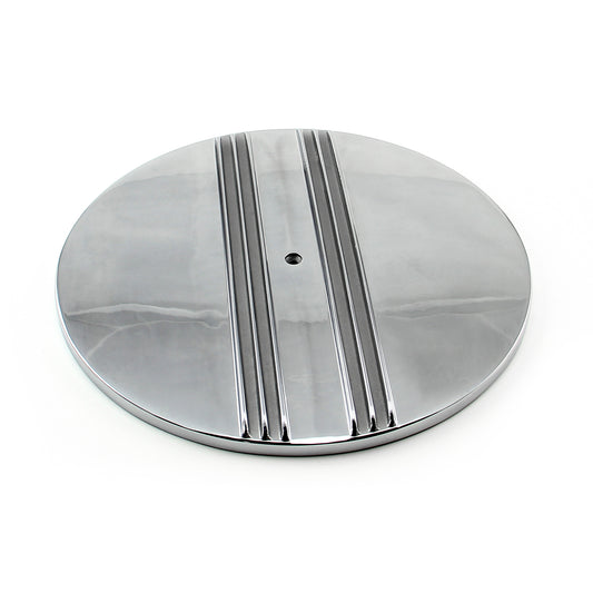 14" Aluminum Classic Finned Center Air Cleaner Top