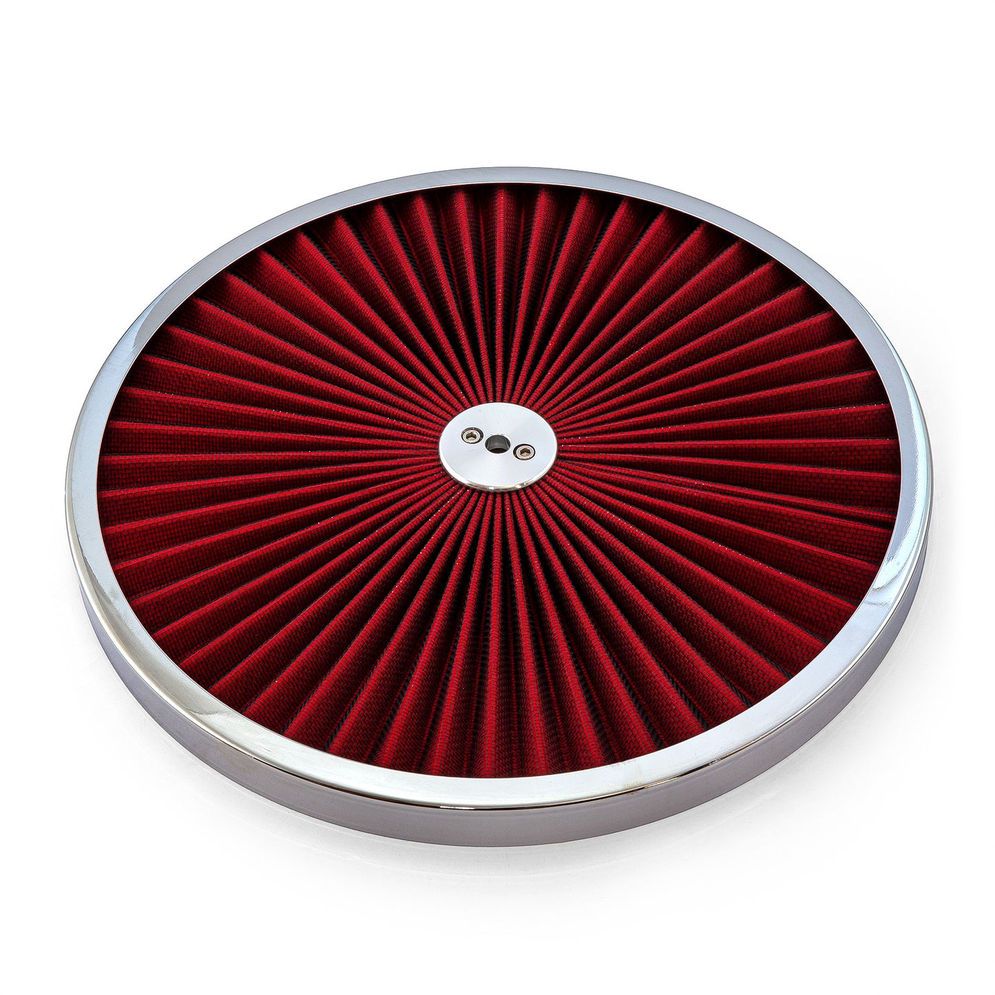 Filtro de aire lavable de estilo extremo de 14" con anillo exterior cromado
