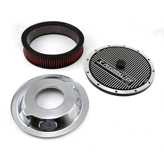 Kit de purificador de aire de base abatible superior Elite con elemento lavable de 14" x 3"