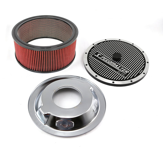 14" x 6" Washable Element Elite Top Dropped Base Air Cleaner Kit