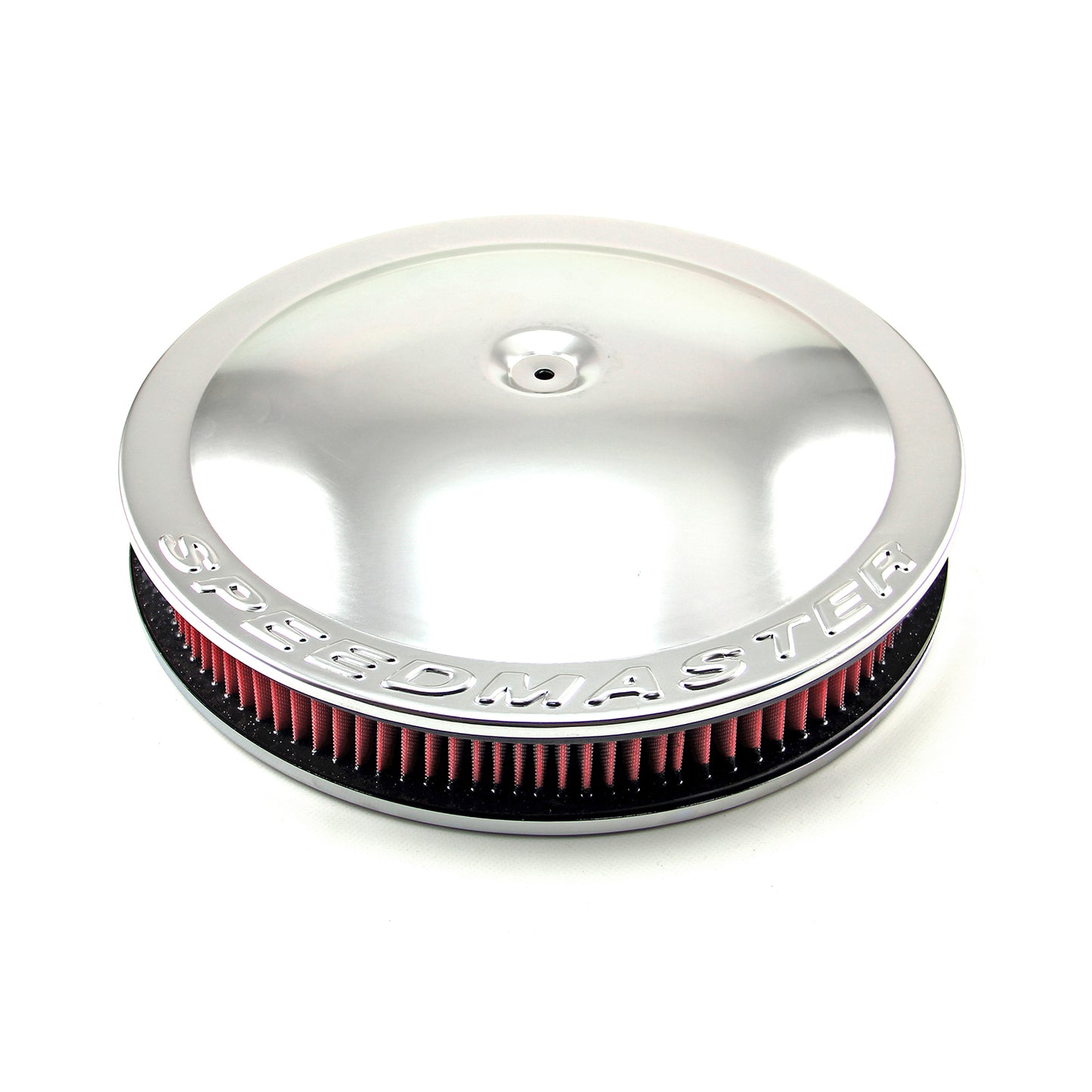 Filtro de aire de aluminio de base plana, lavable, de 14" x 2", color plateado