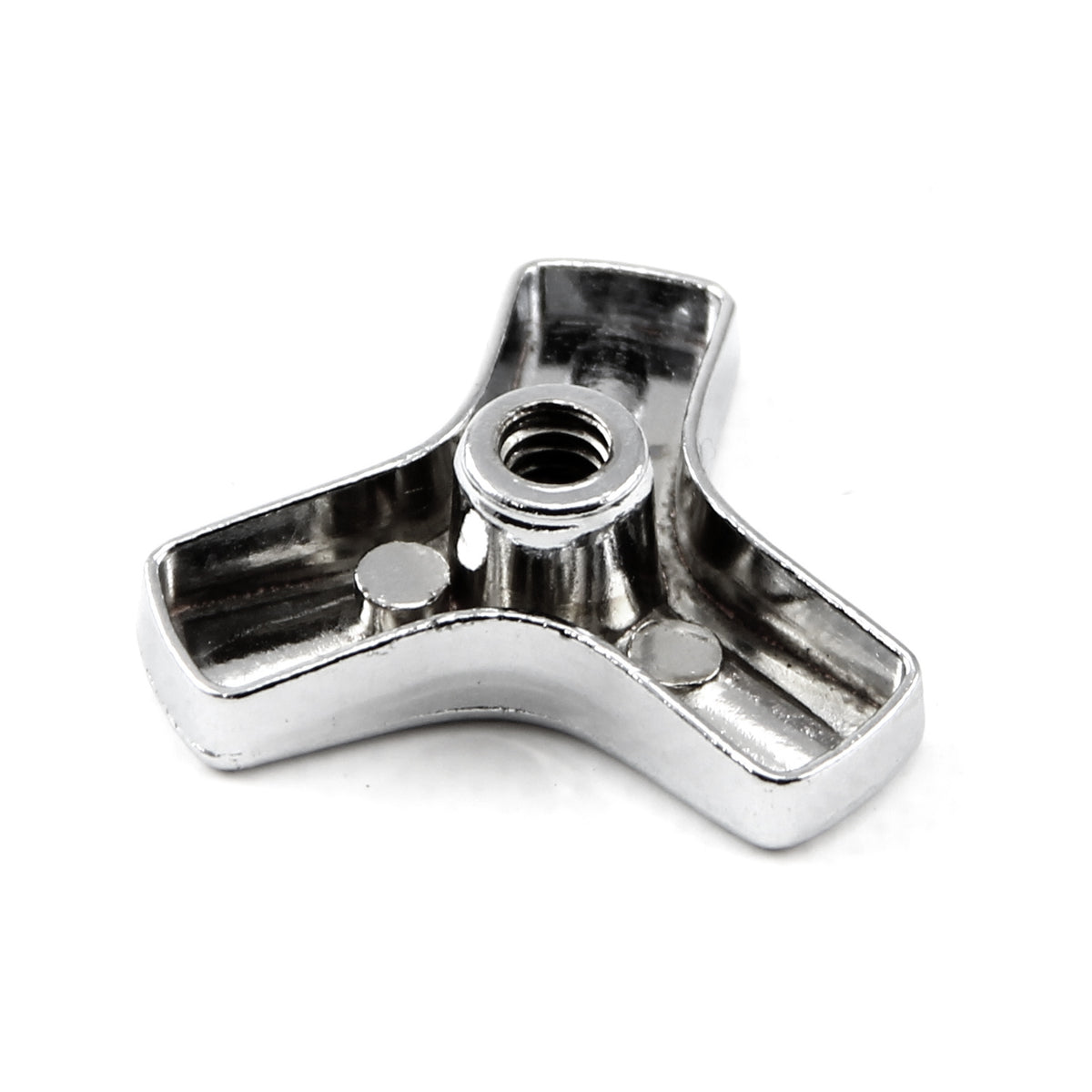 Tuerca de filtro de aire 1/4-20 cromada estilo Tri-Bar
