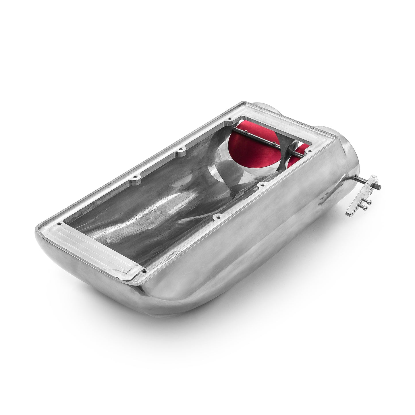 Capó con aletas de aluminio pulido para carburador simple y doble de tipo escopeta