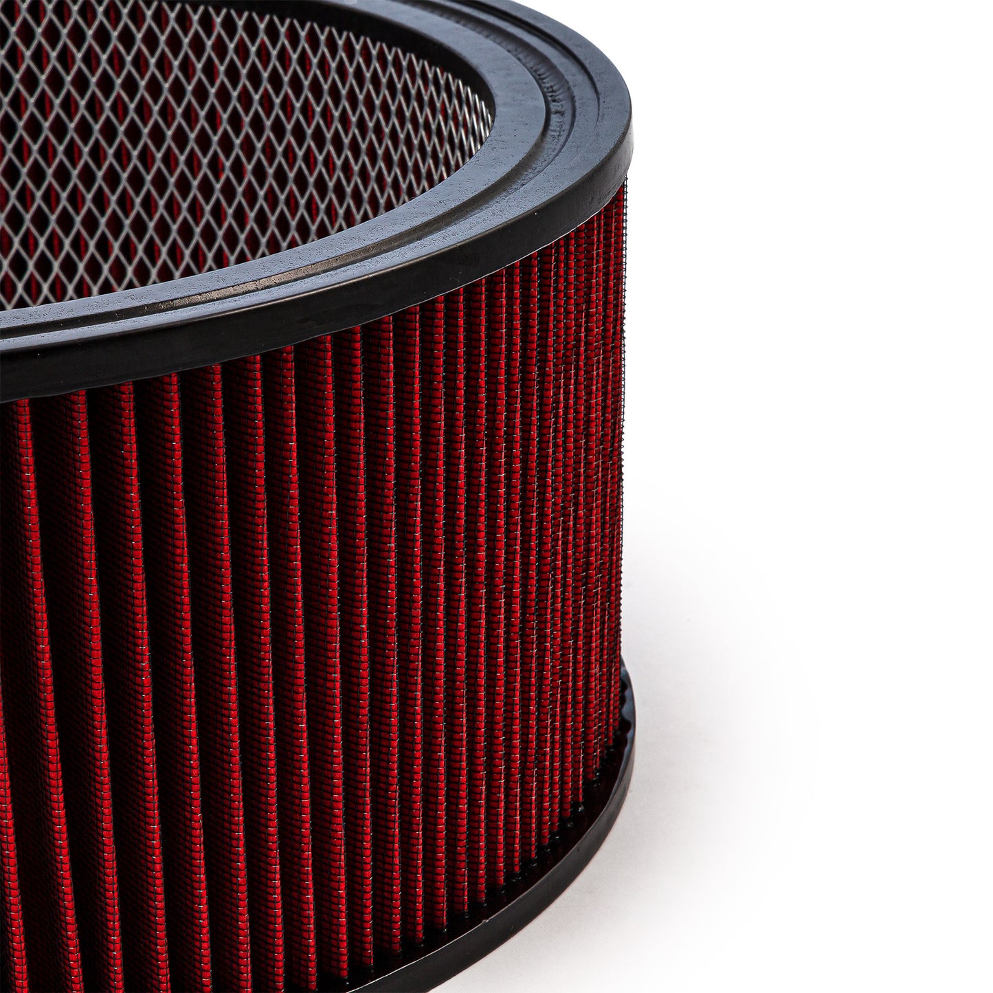 Elemento de filtro de aire lavable rojo de 14" x 6" solamente