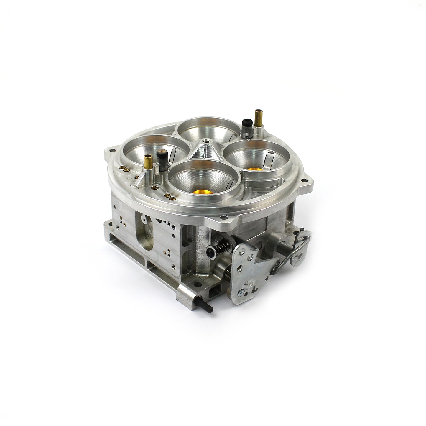 Carburador de aluminio billet de 4 cuerpos y 3 circuitos, compatible con Holley 4500 Dominator
