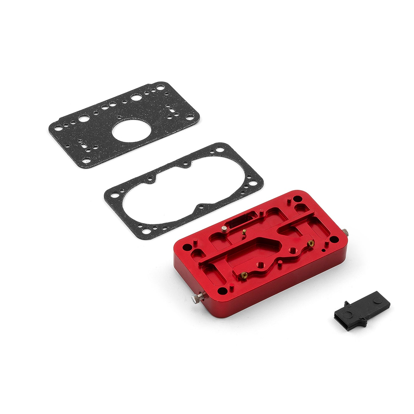 Carburador de aluminio billet de 4 cuerpos con bloque dosificador de 3 circuitos