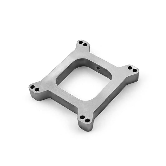 Espaciador de carburador abierto de aluminio de 1" con tubo de vacío