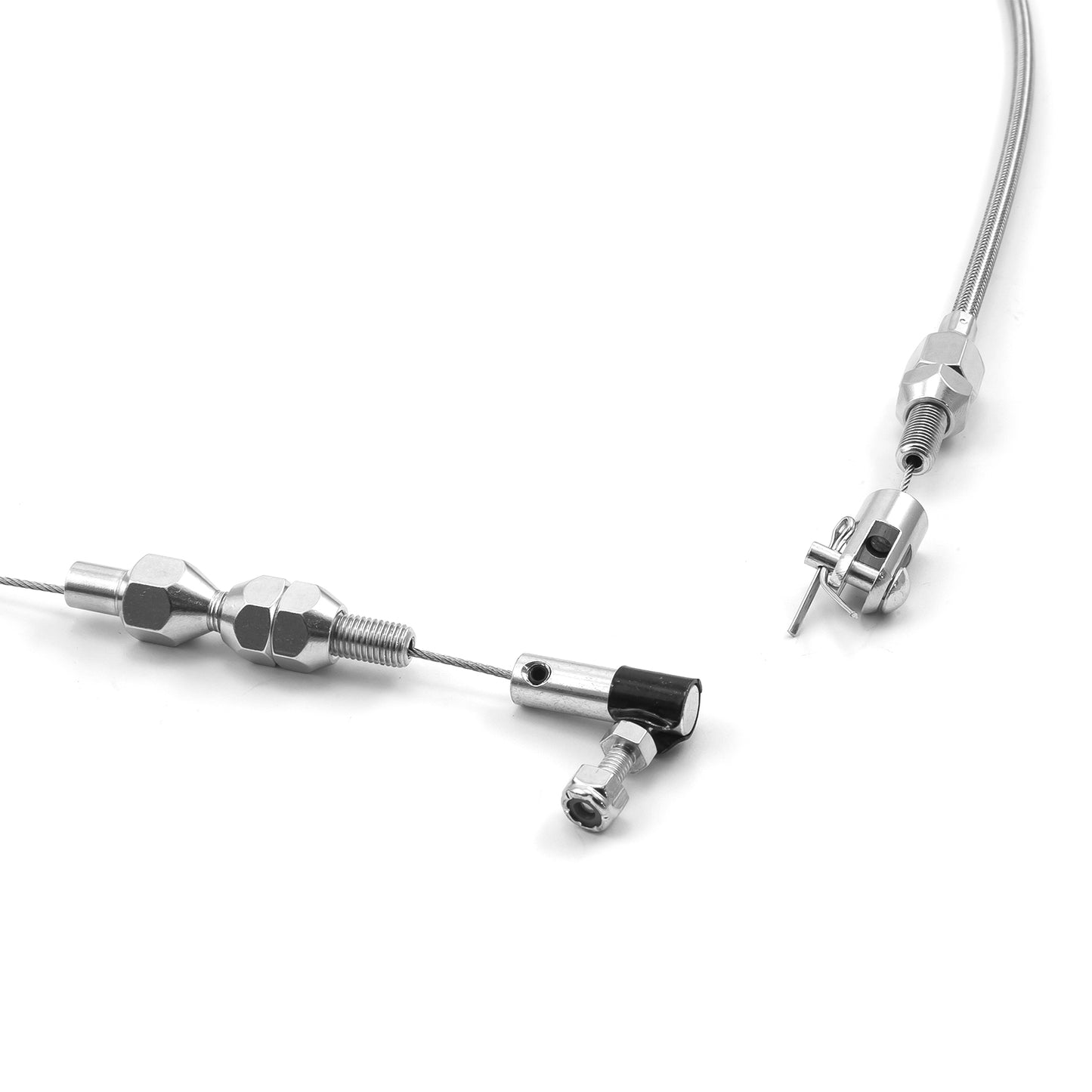 Cable del acelerador de acero inoxidable trenzado de 36"