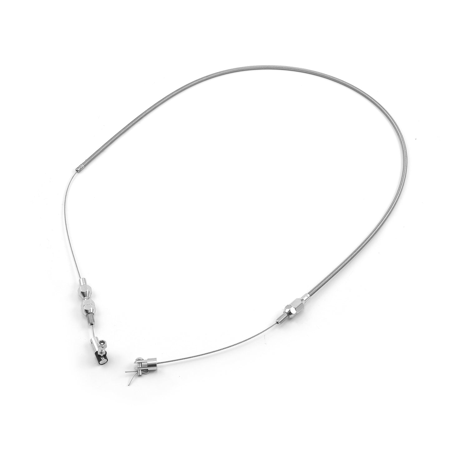 Cable del acelerador de acero inoxidable trenzado de 36"