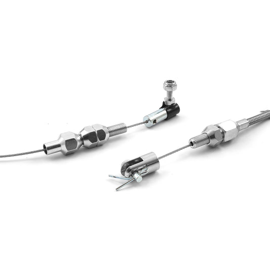 Cable del acelerador de acero inoxidable trenzado de 24"