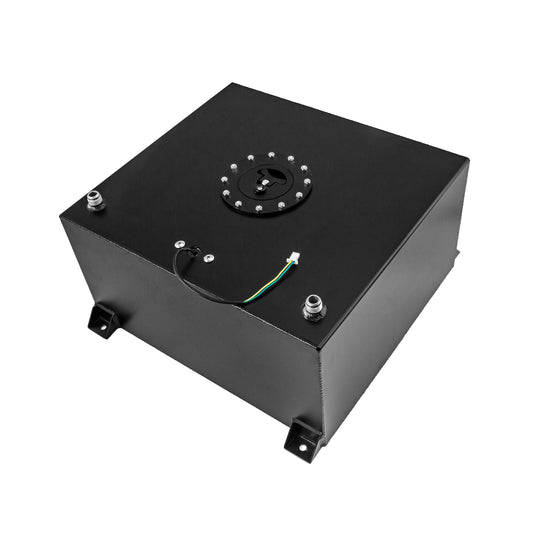 Celda de combustible de aluminio negro liviano de 15 galones/60 litros con sensor