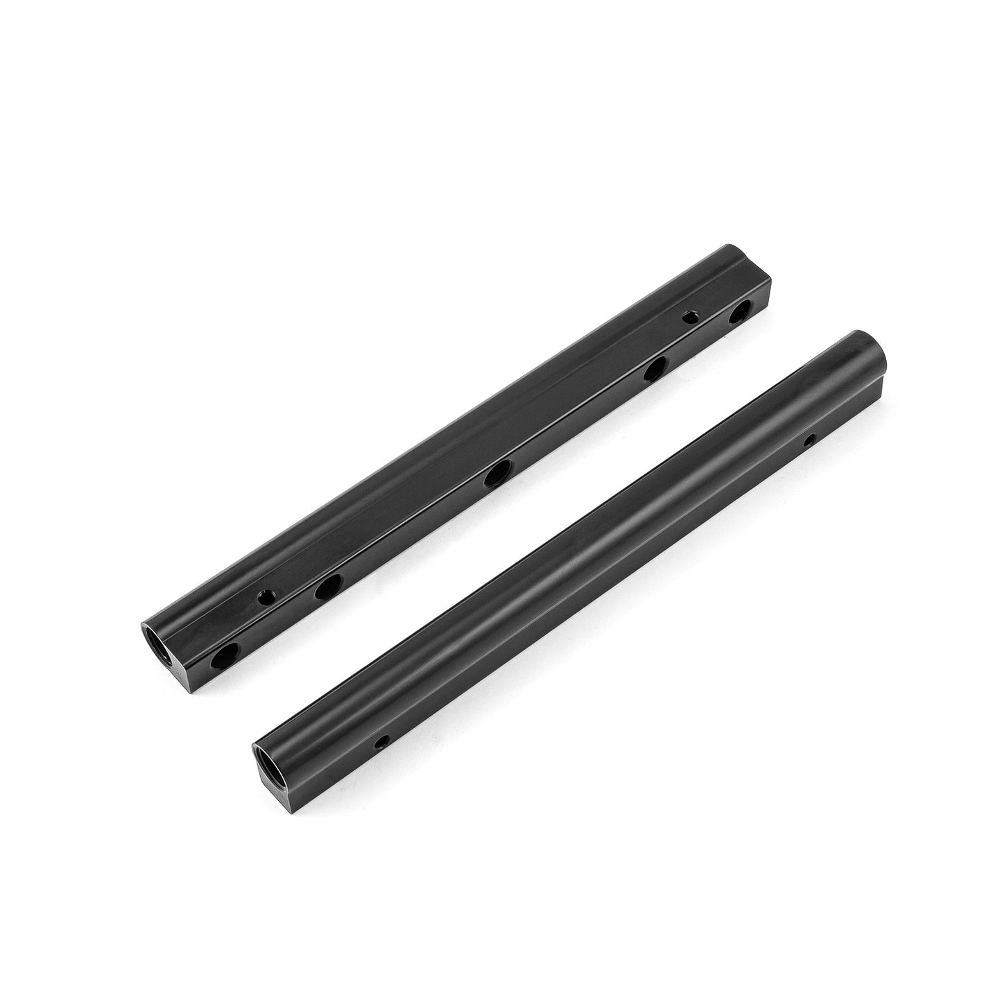 Kit de riel de inyector de combustible de aluminio billet para Chevy BBC 454 (negro)