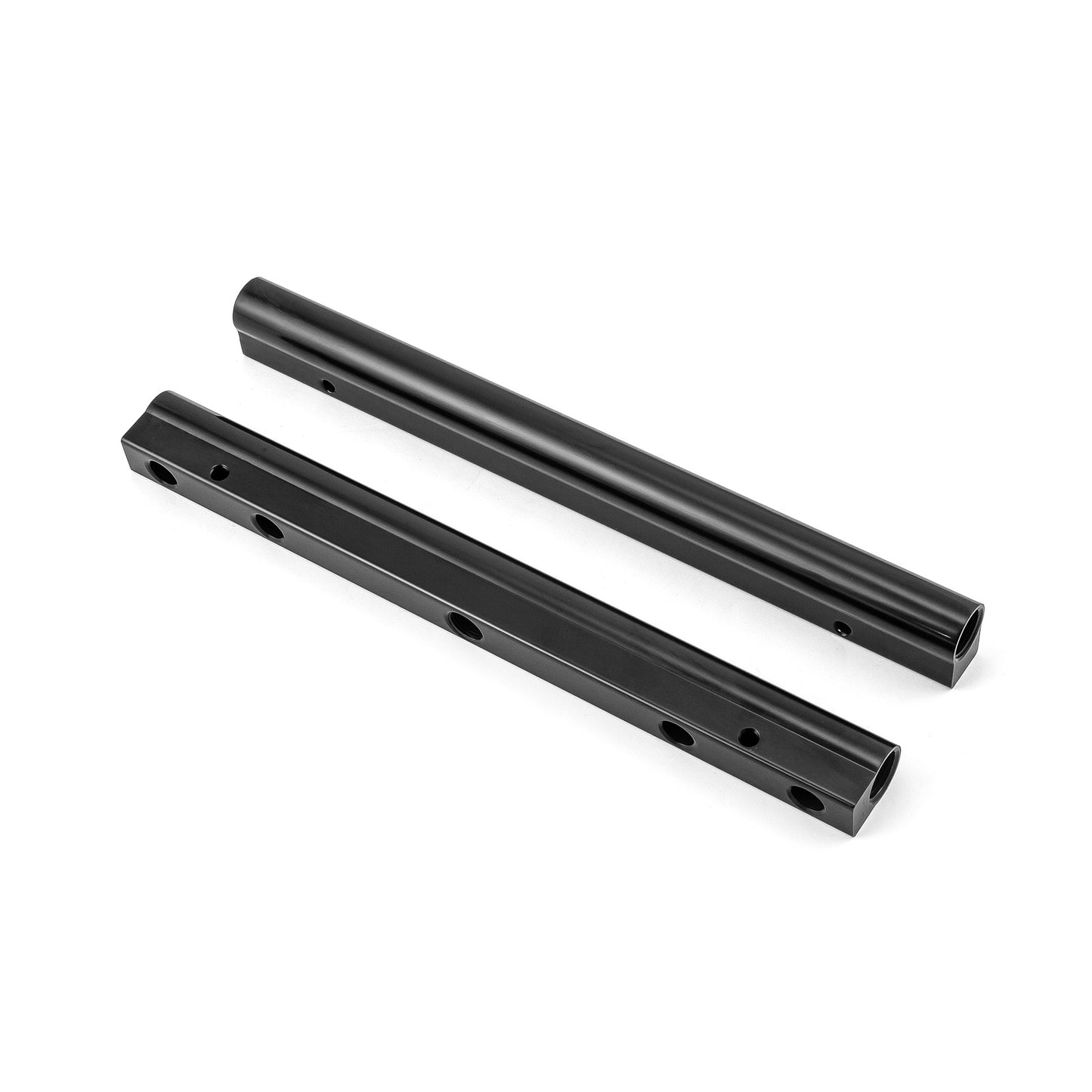 Kit de riel de inyector de combustible de aluminio billet para Chevy BBC 454 (negro)