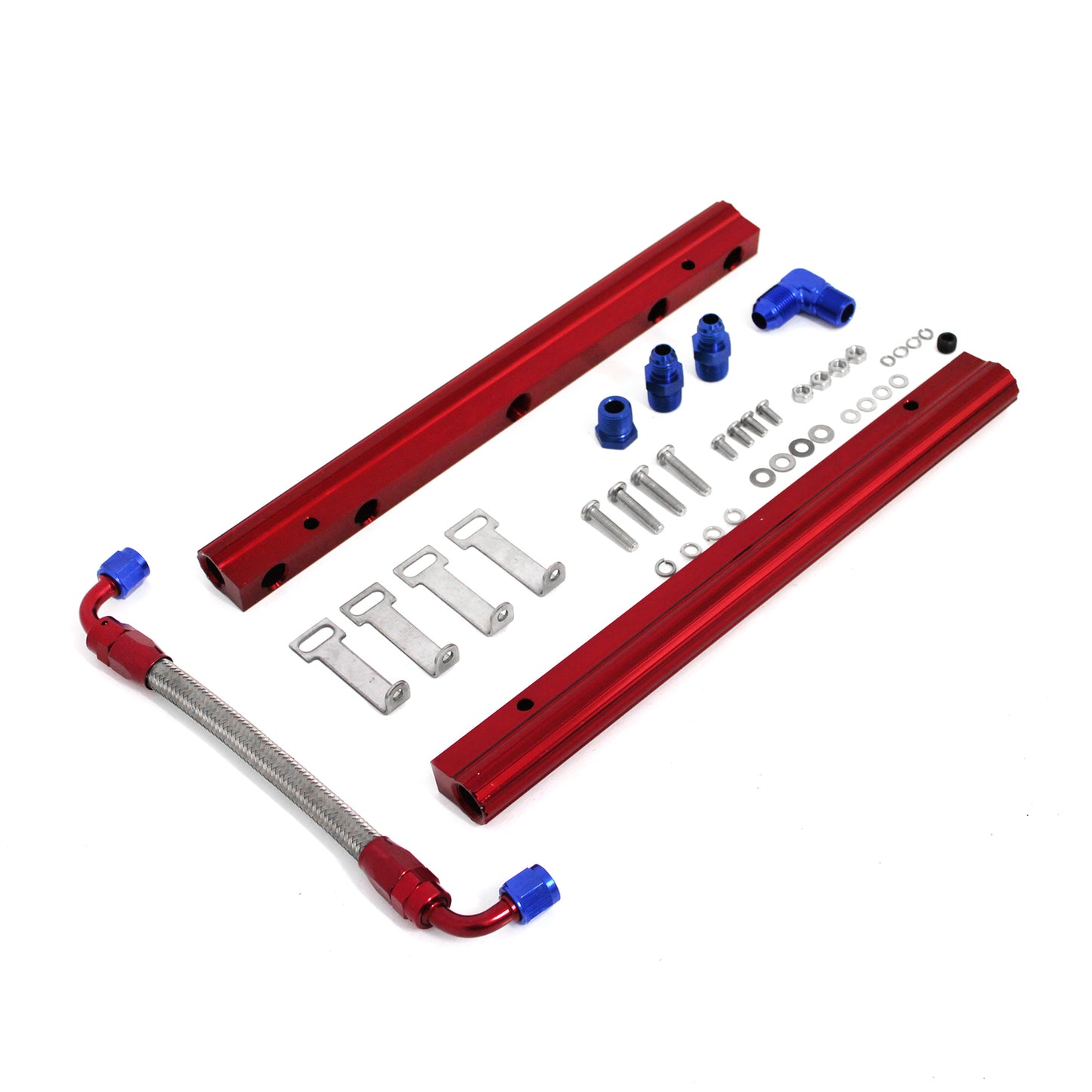 Kit de riel de inyector de combustible de aluminio billet para Chevy BBC 454