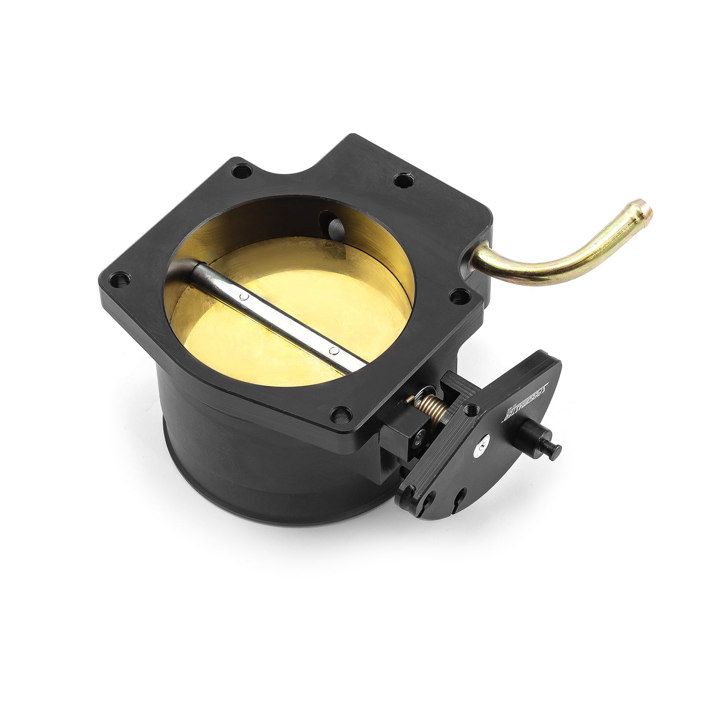 Cuerpo del acelerador de alto flujo LS2 de 92 mm y 4 pernos, color negro