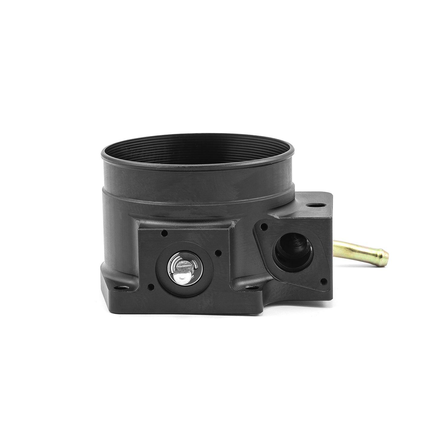 Cuerpo del acelerador de alto flujo LS2 de 92 mm y 4 pernos, color negro