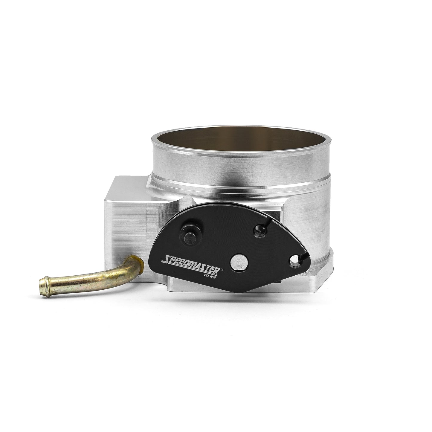 Cuerpo del acelerador de alto flujo de 4 pernos LS2 de 102 mm, satinado