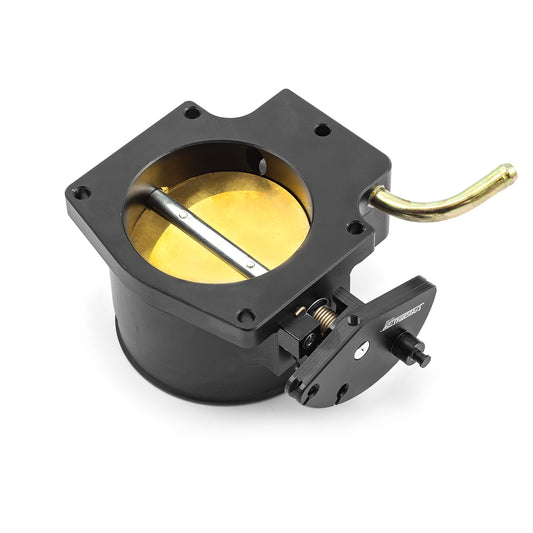 85mm LS2 4 Bolt High Flow Throttle Body Black